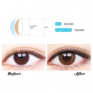 Sugar Pearl Mango Tea Brown (月拋) Sugar Pearl Mango Tea Brown (月拋)